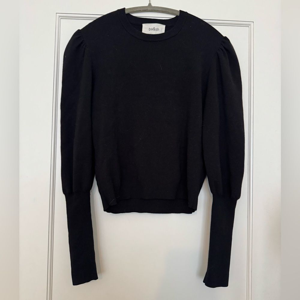 Ba&sh Black long sleeve lady pullover S